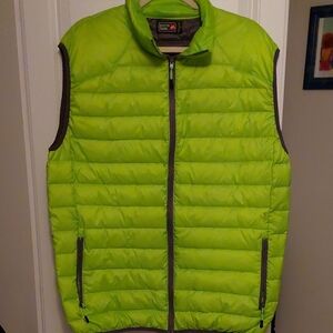 Men's Lime Green Puffer Vest